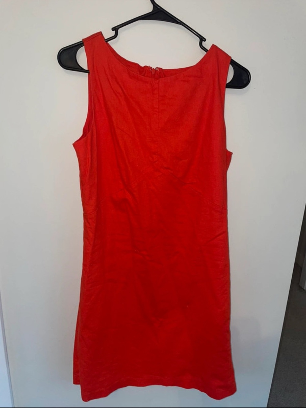 Banana Republic Sleeveless Red Shift Dress